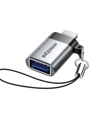 NexaLink Lightning to USB-A female adapter, with cable loop CL-360