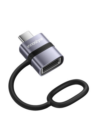 FlexiLInk USB-C to USB-A female adapter, USB3.0, 5Gbps, with silicone tape ST-510