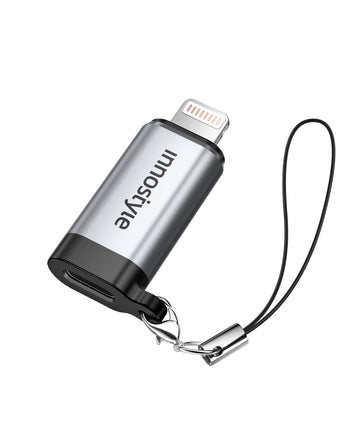 NexaLink Lightning to USB-C female adapter, with cable loop CL-340