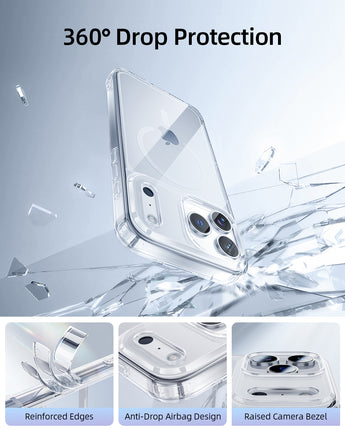 CrystalGuard Transparent Magnetic Phone Case - iPhone 17 series