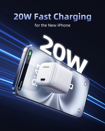 GoCharge Mini 20W foldable plug GC20WHT